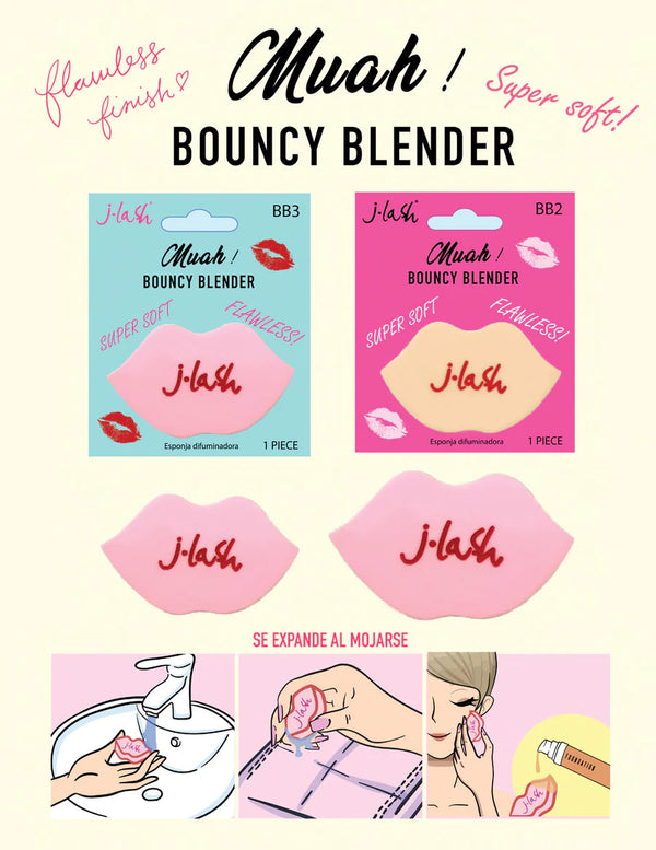 Esponja Pink Lip Bouncy Blender